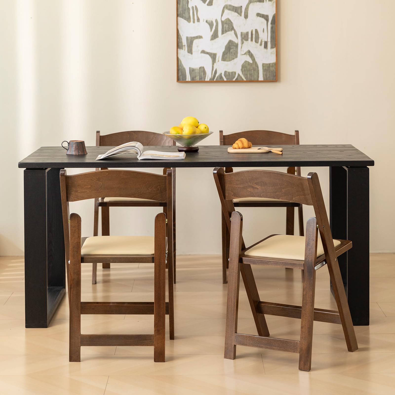 GTNSAFP fruitwood finish on chair, classic look for weddings and banquets.