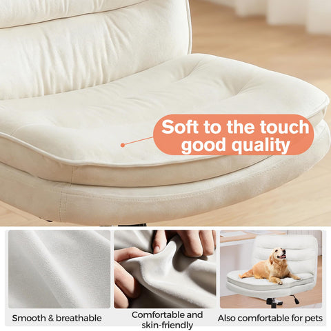 GTPLAYER Cross-legged chair shows 360° swivel for versatile seating arrangements