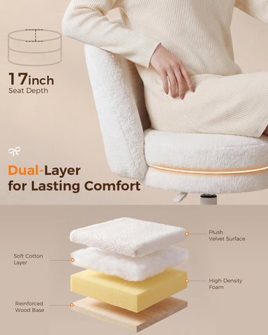 GTPLAYER Arm-less design saves desk space for compact rooms.