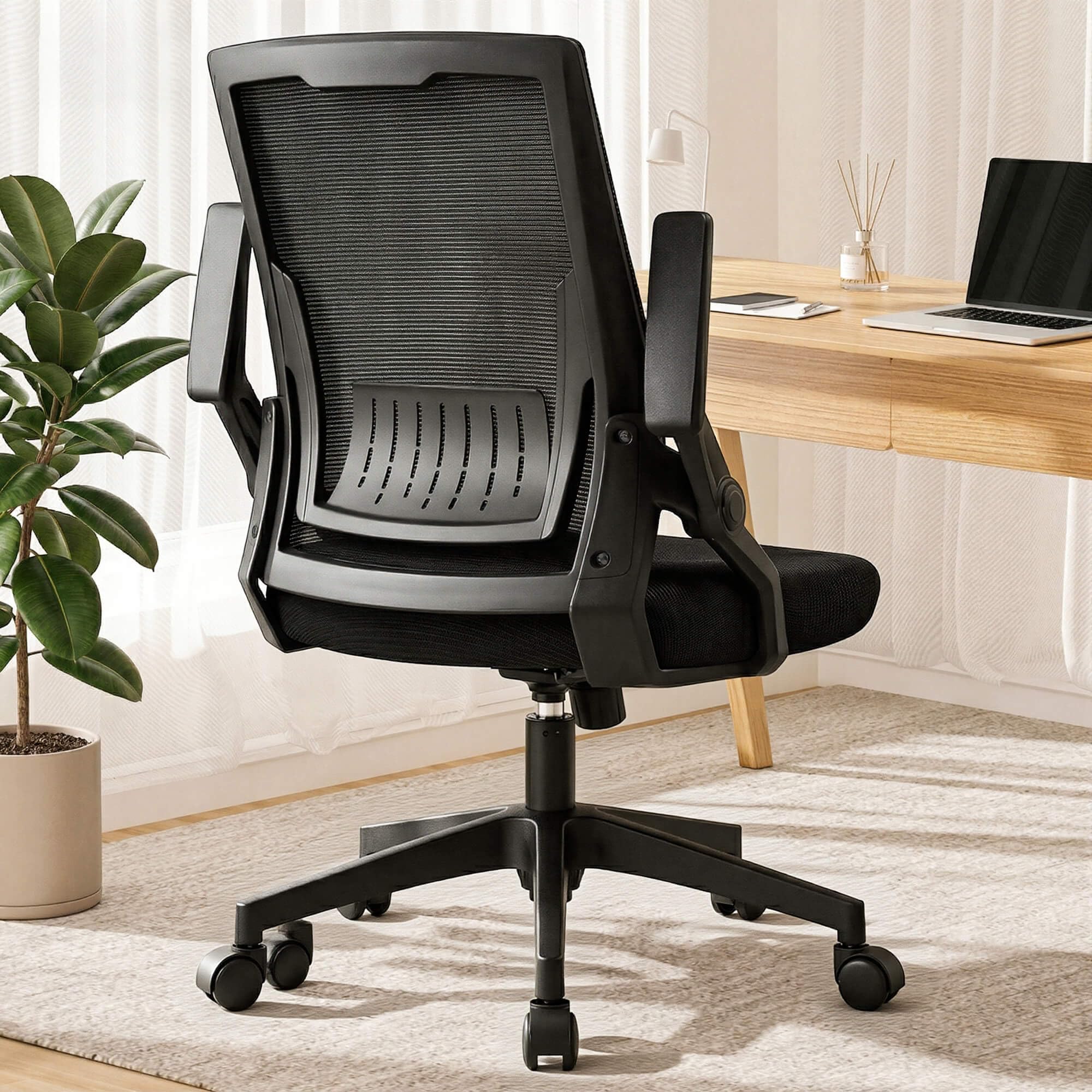 GTPLAYER ergonomic chair backrest support promotes steady posture for long work sessions