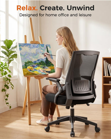 GTPLAYER ergonomic chair for home office fits compact spaces