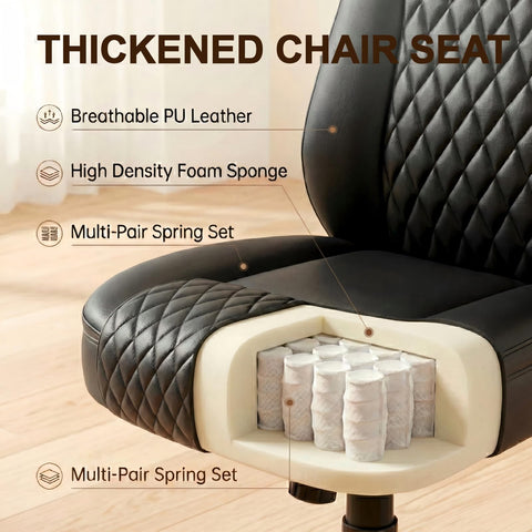 GTPLAYER leather chair with breathable PU leather for cool comfort