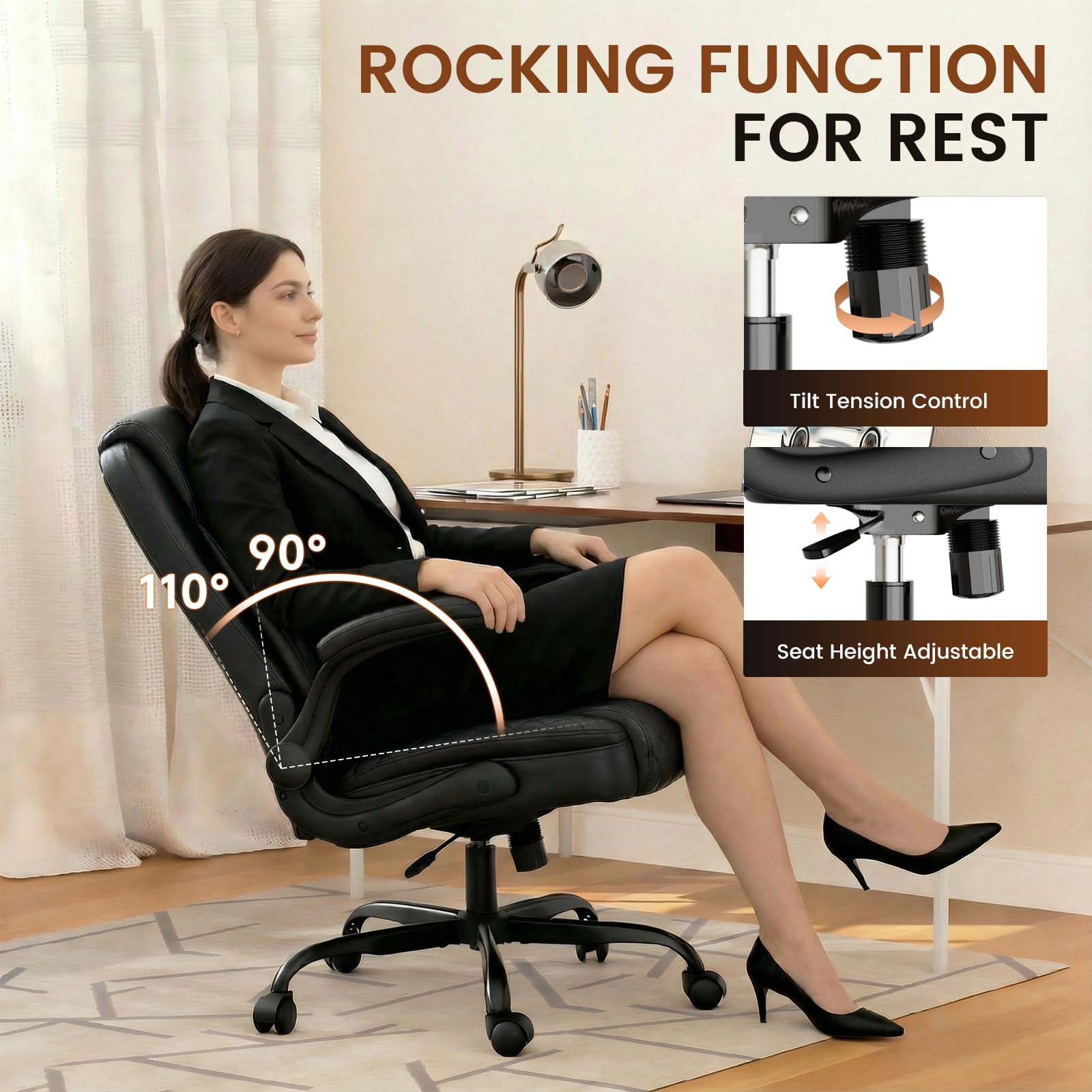 GTPLAYER tilt-and-lock mechanism for customizable seating