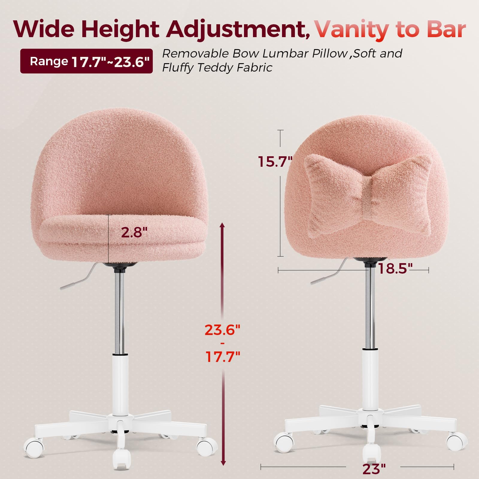 GTPLAYER Velvet Tall Office Chair dual-layer cushions deliver lasting comfort.