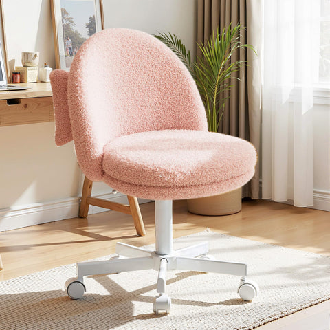 GTPLAYER Velvet Tall Office Chair with shell backrest supports posture during desk work.