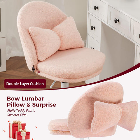 GTPLAYER Velvet Tall Office Chair U-shaped metal frame enhances stability.