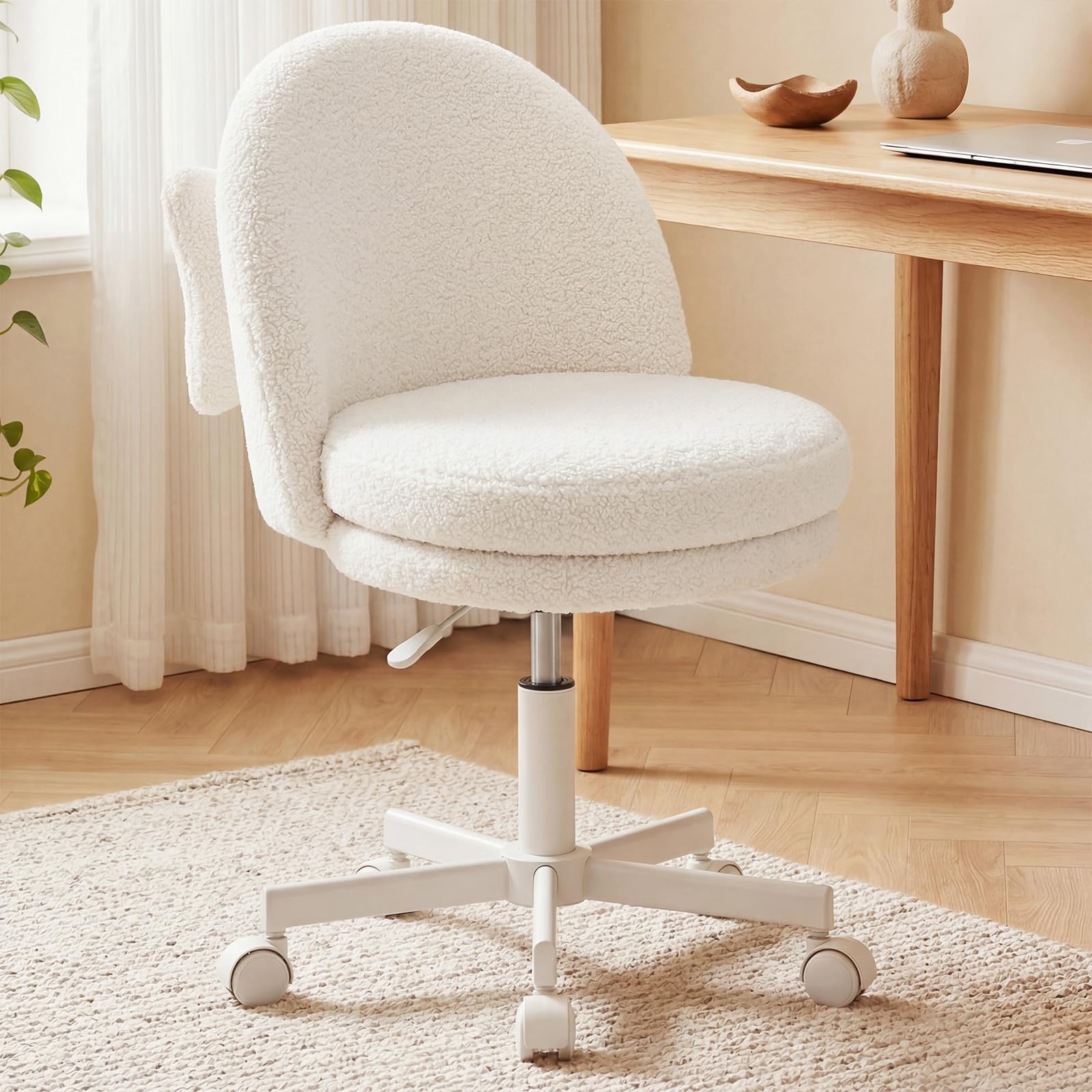 GTPLAYER Velvet Tall Office Chair with Wheels enables easy movement in any workspace.