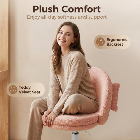 GTPOFFICE 360-degree swivel and smooth wheels enable easy reach of tasks.