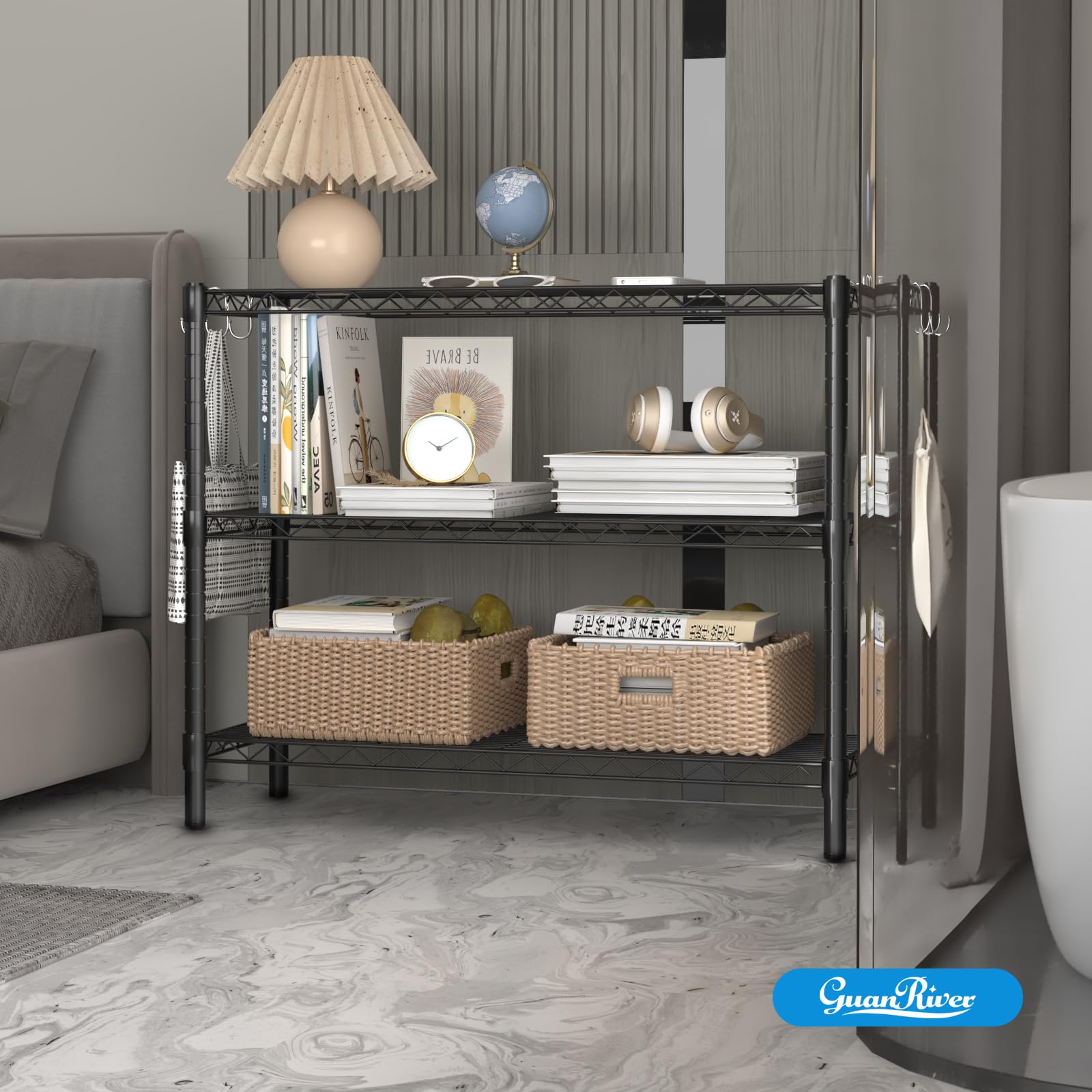 Guan River kitchen and laundry areas benefit from versatile storage options