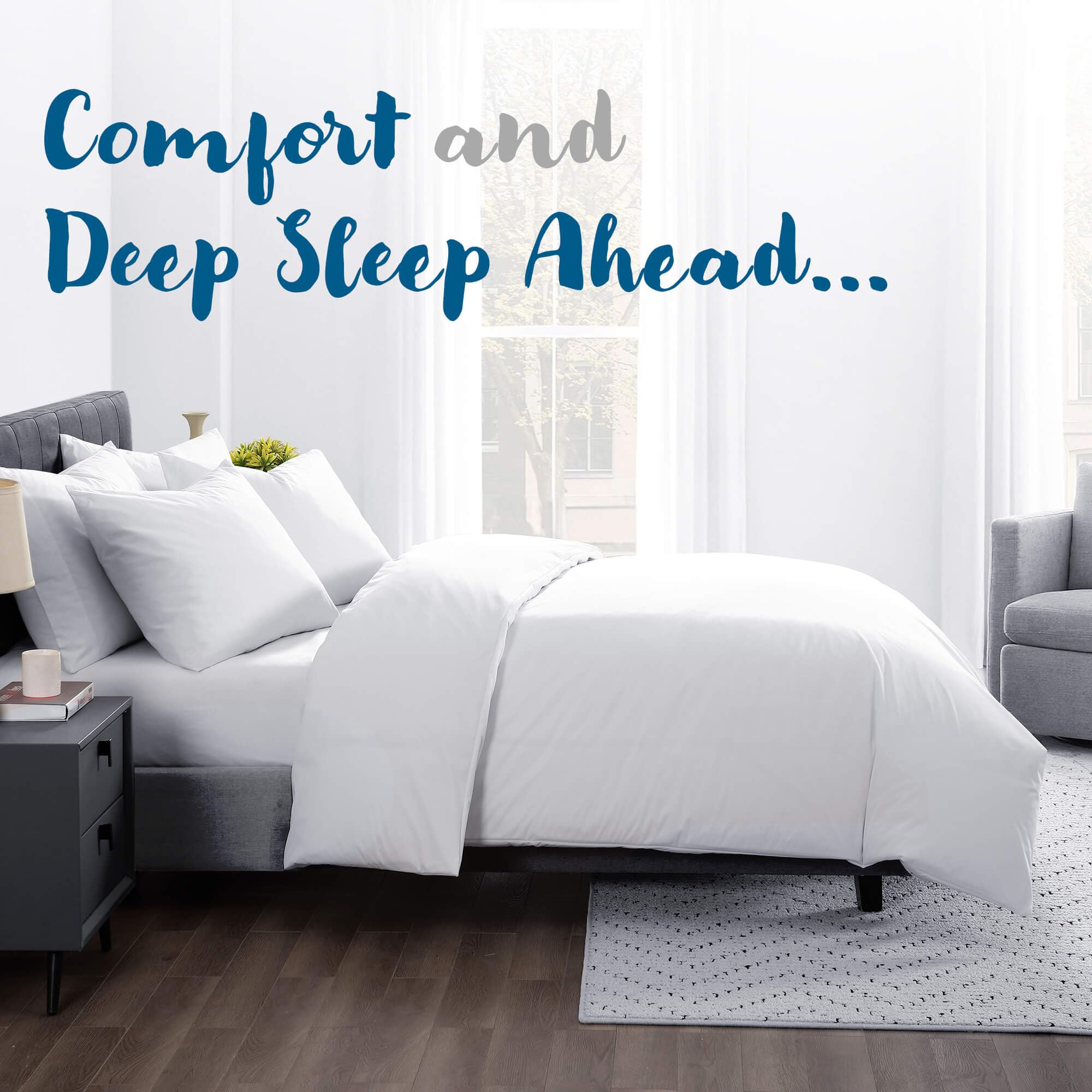 Guardmax bed-protection setup shown in a tidy bedroom.