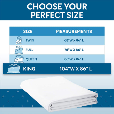 Guardmax jersey top layer offers soft stretch and year-round comfort.