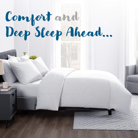 Guardmax king-size duvet cover provides secure, snug fit and long-lasting use.