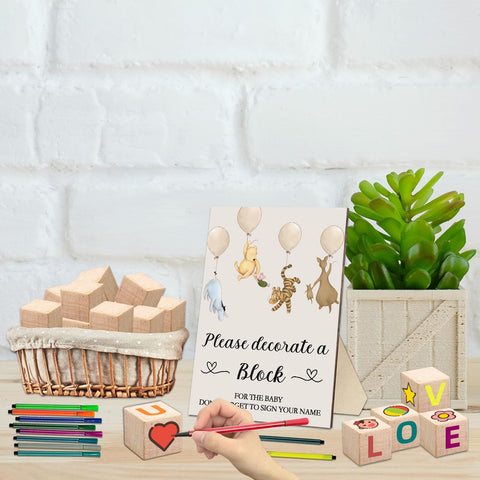 Guawubiang Winnie baby shower decor piece complements themes beautifully.