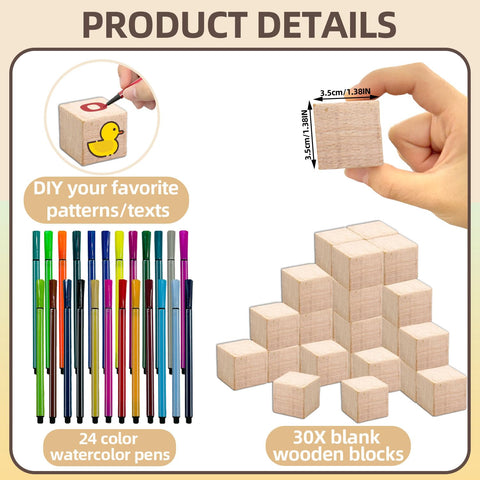 Guawubiang Winnie painting pens set with 24 colors for art fun.