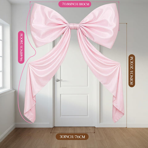 GUDELAK satin with felt support bow offers stable, elegant finish for events.