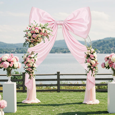 GUDELAK bow transforms walls into a romantic backdrop for photos.