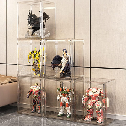 Gudemay transparent storage bin keeps items organized and visible for daily use.