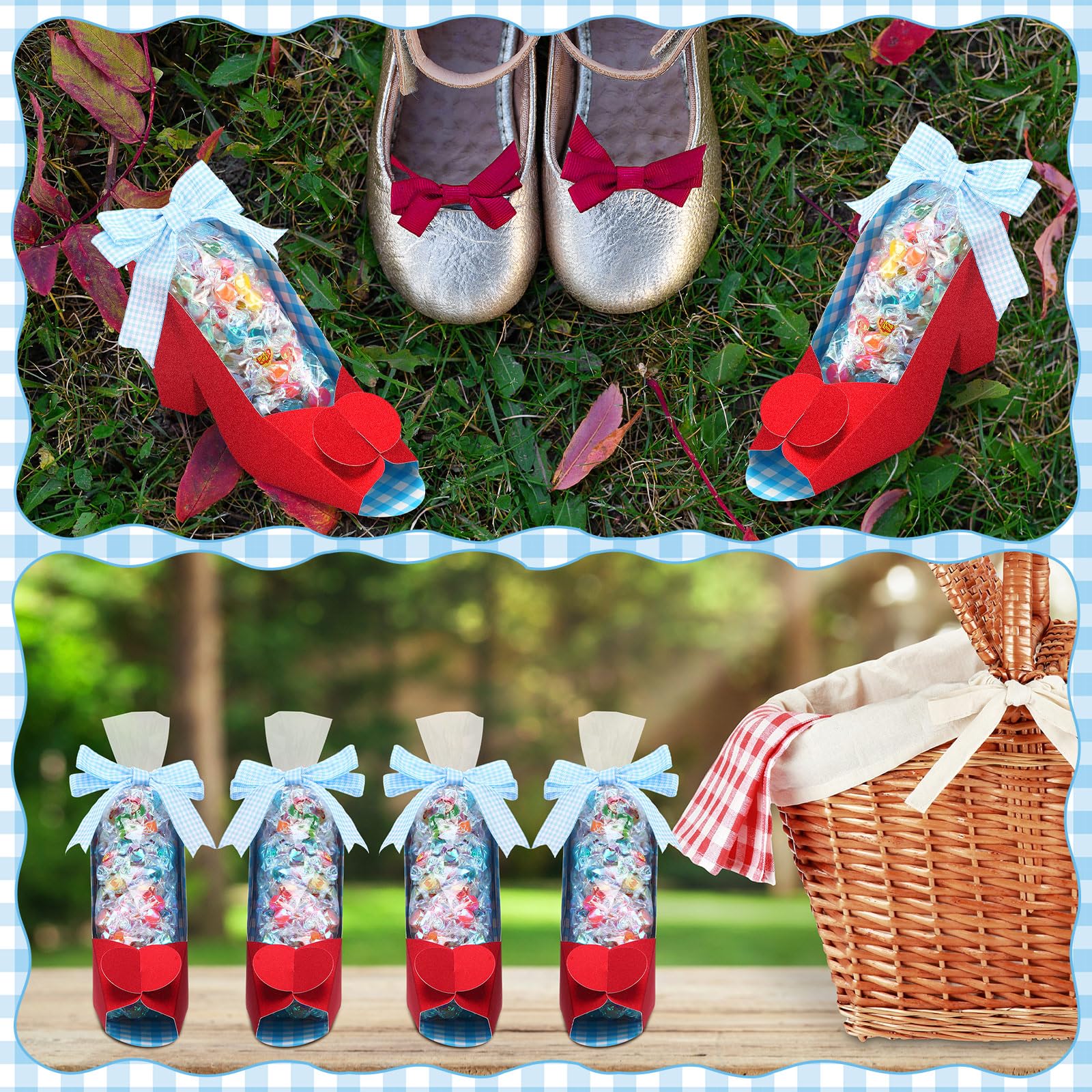 Gueevin adhesive dots enable quick, glue-free assembly of party favors.