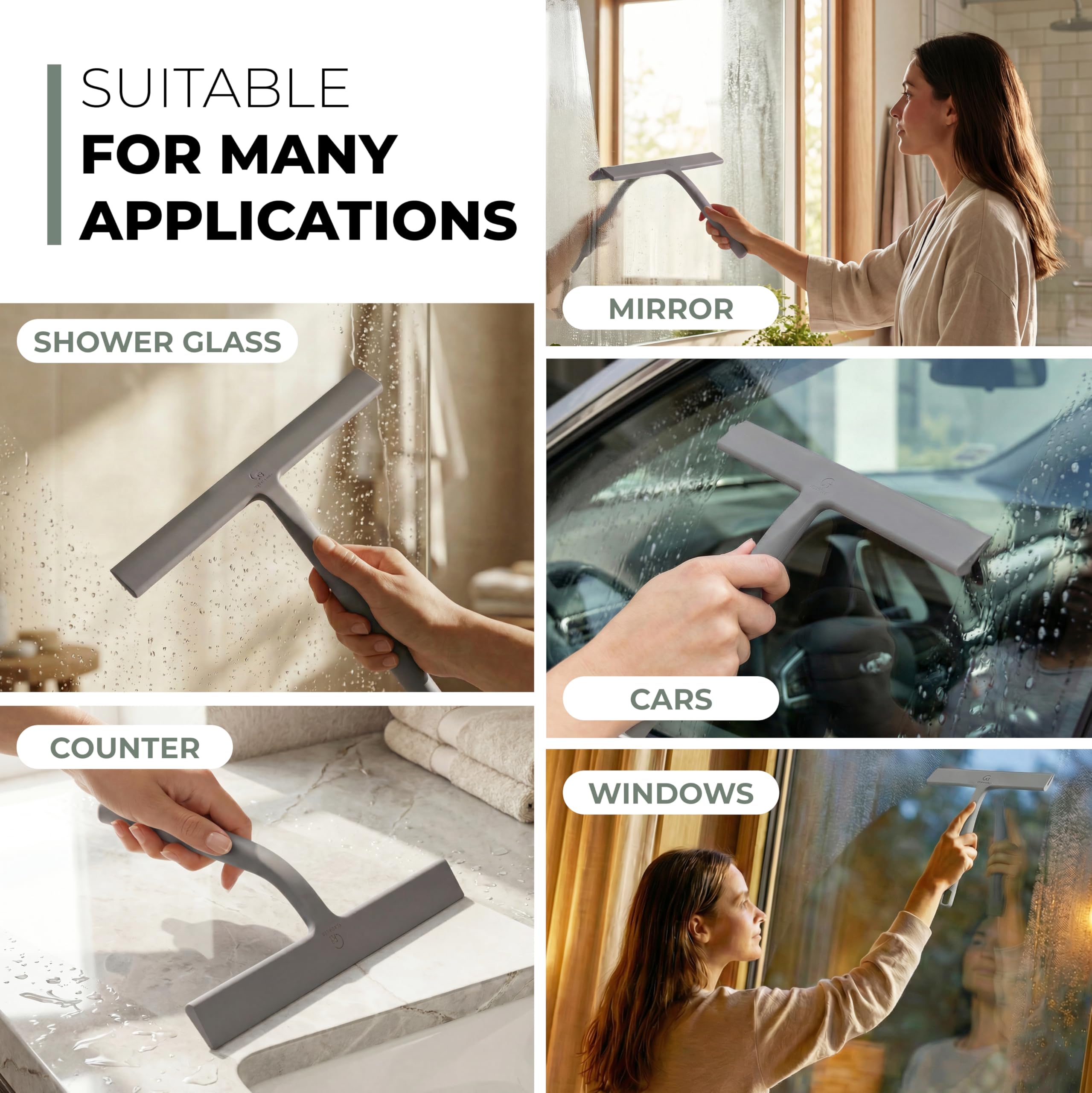 GÜTEWERK suction hook holds firmly on smooth surfaces