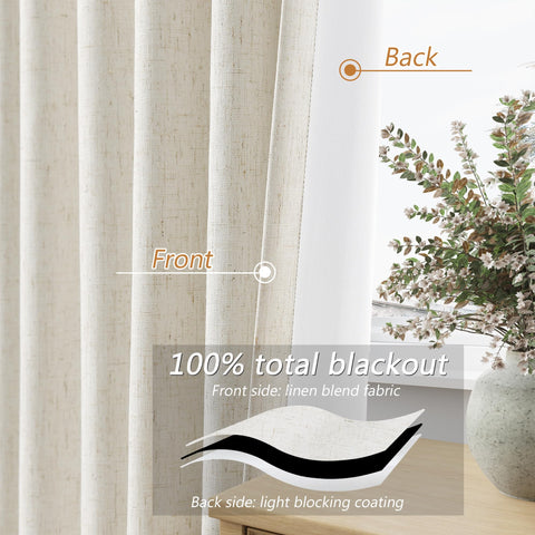 Guken back-tab loop-pocket curtains offering versatile hanging options