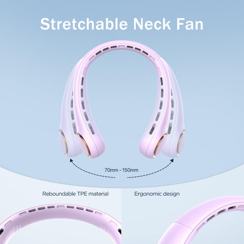 GULAKI neck fan soft breathable material for comfort during wear