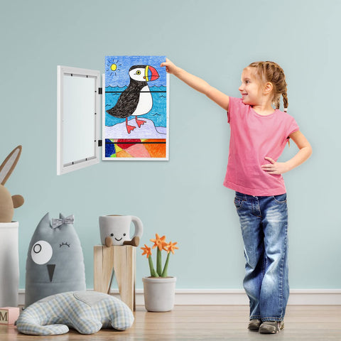 GULETHUN kids art frame uses eco-friendly materials for safe display.