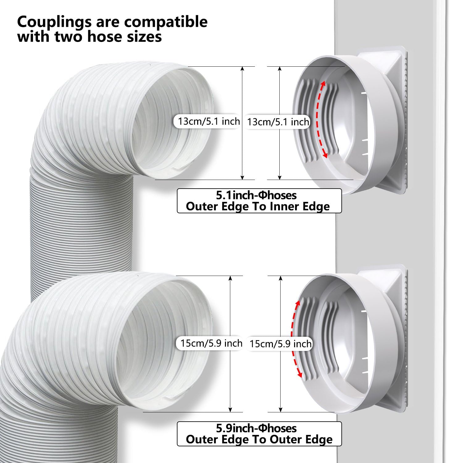 Gulrear 13-foot weatherproof tape seals gaps for a tight vent.