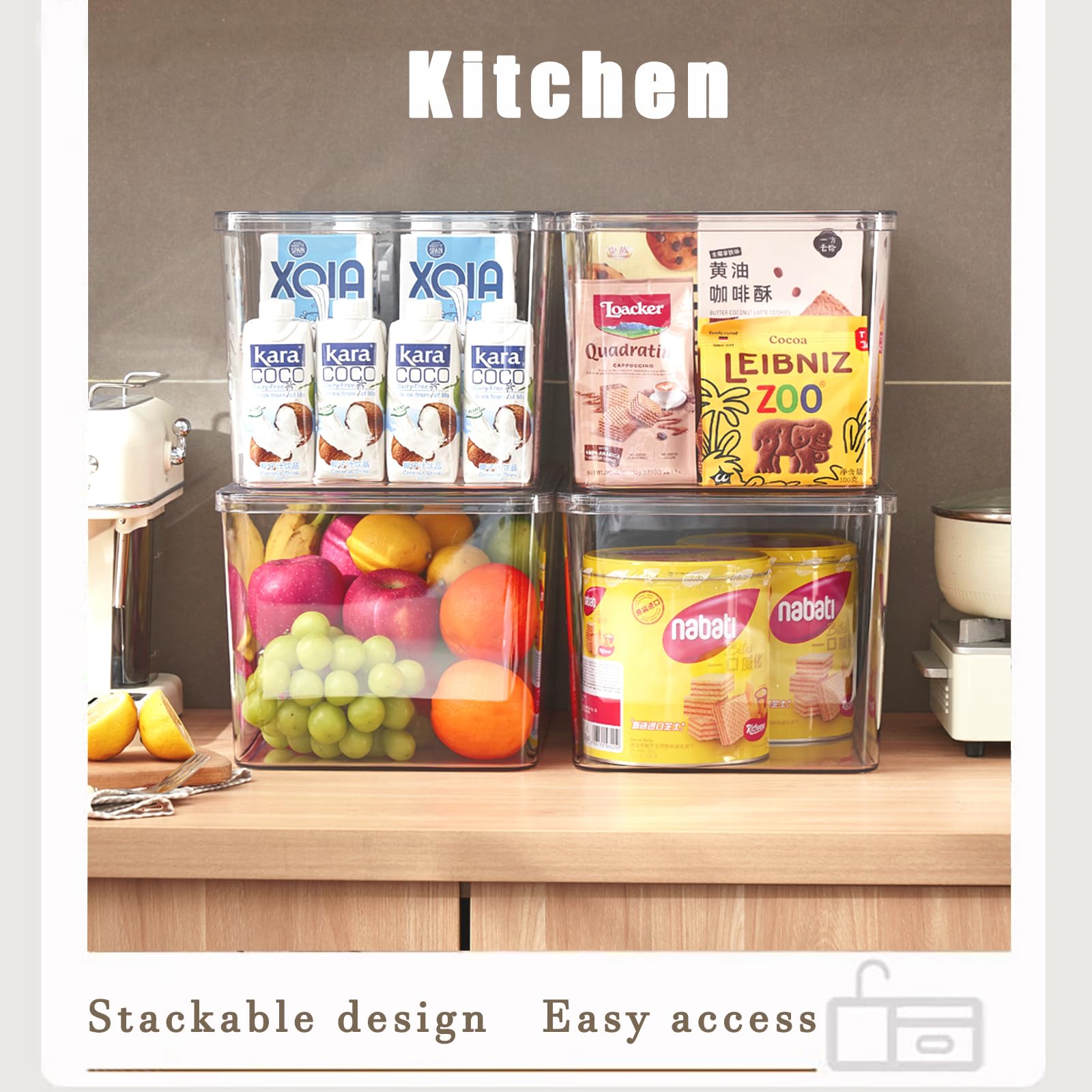 GUMEIGODA durable bin with rounded corners for long lasting storage.