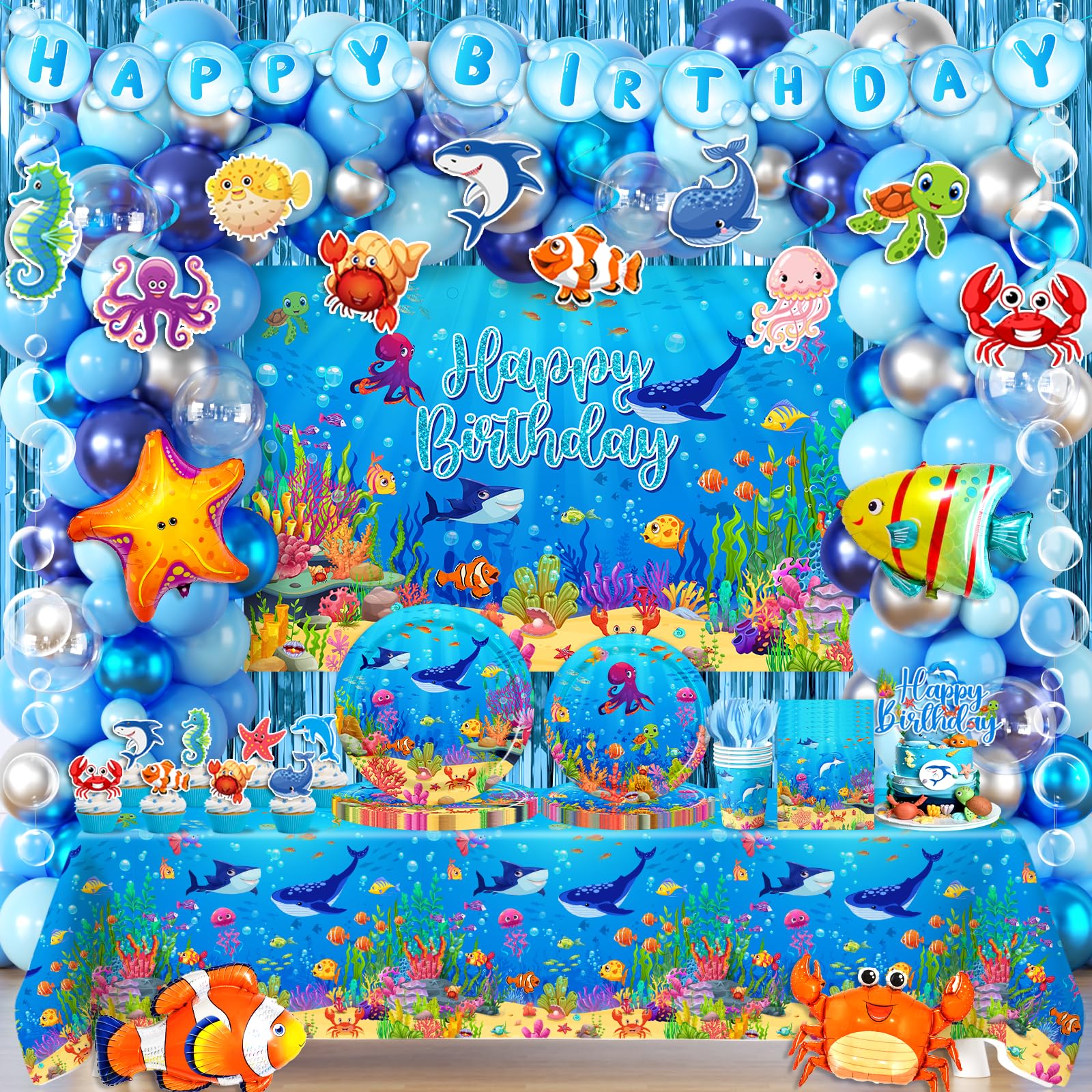 Gumwaqu Under the Sea banner enhances ocean party ambiance for memorable celebrations