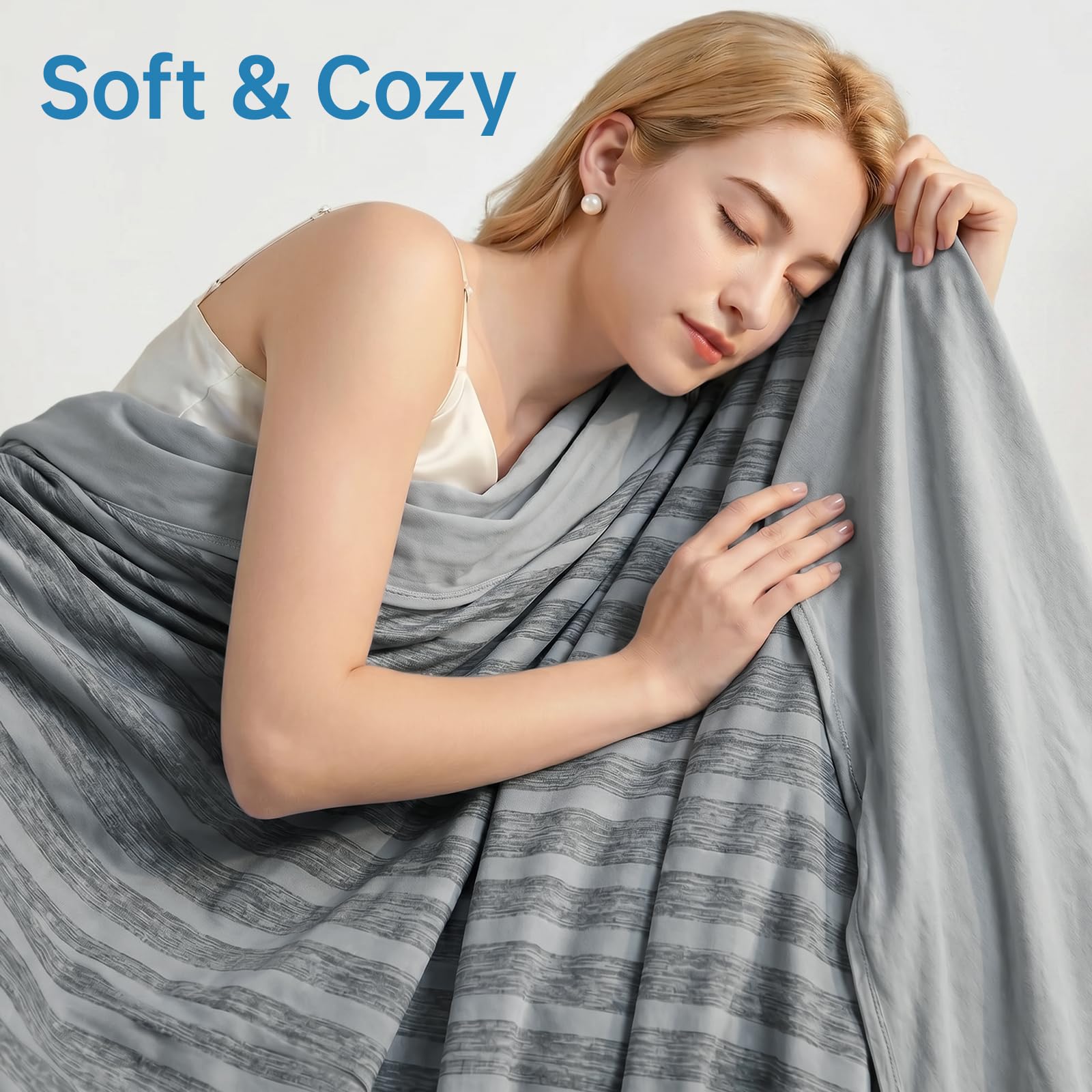 Guohaoi cooling blanket travel and office use for portable cooling comfort