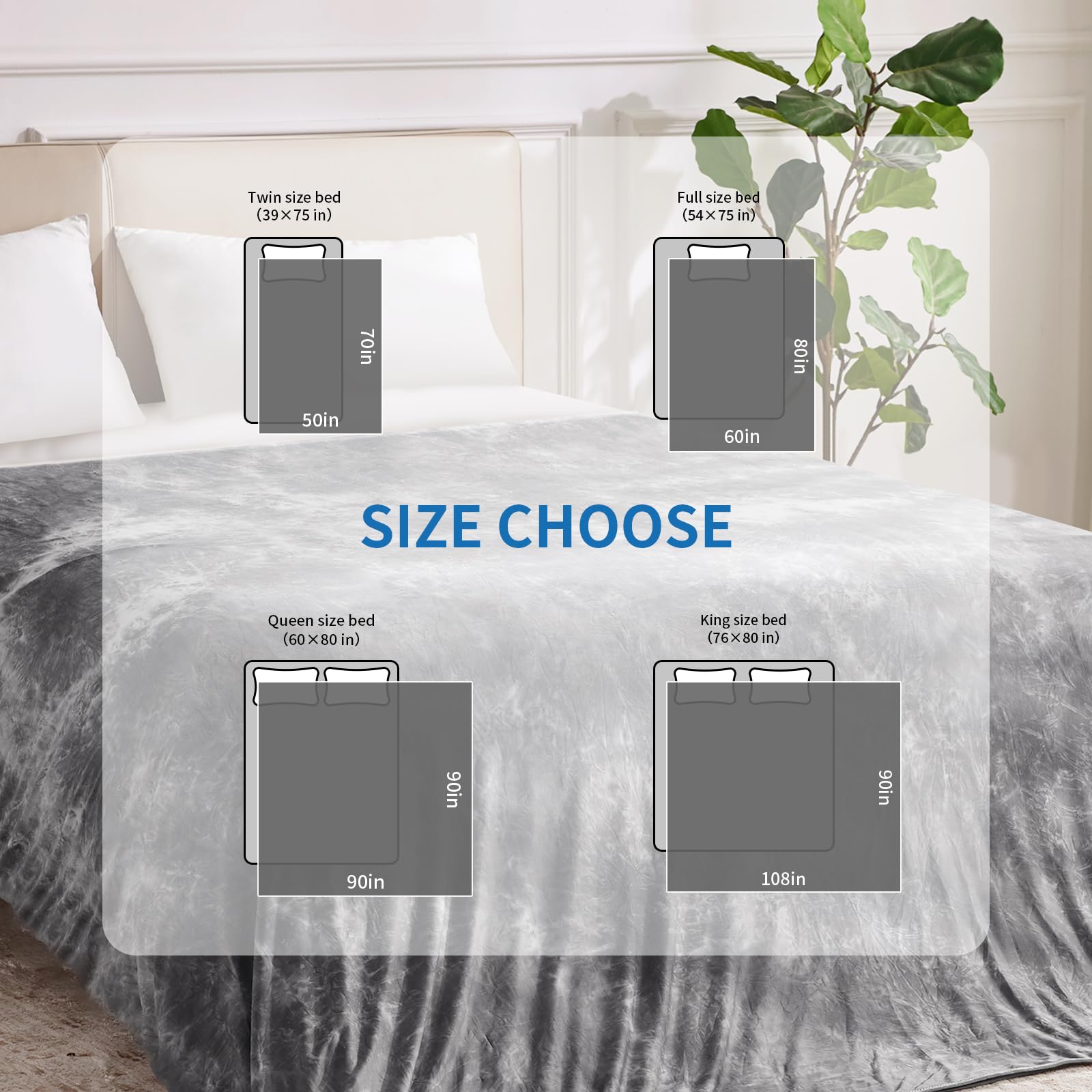 Guohaoi machine-washable blanket stays smooth after washing.
