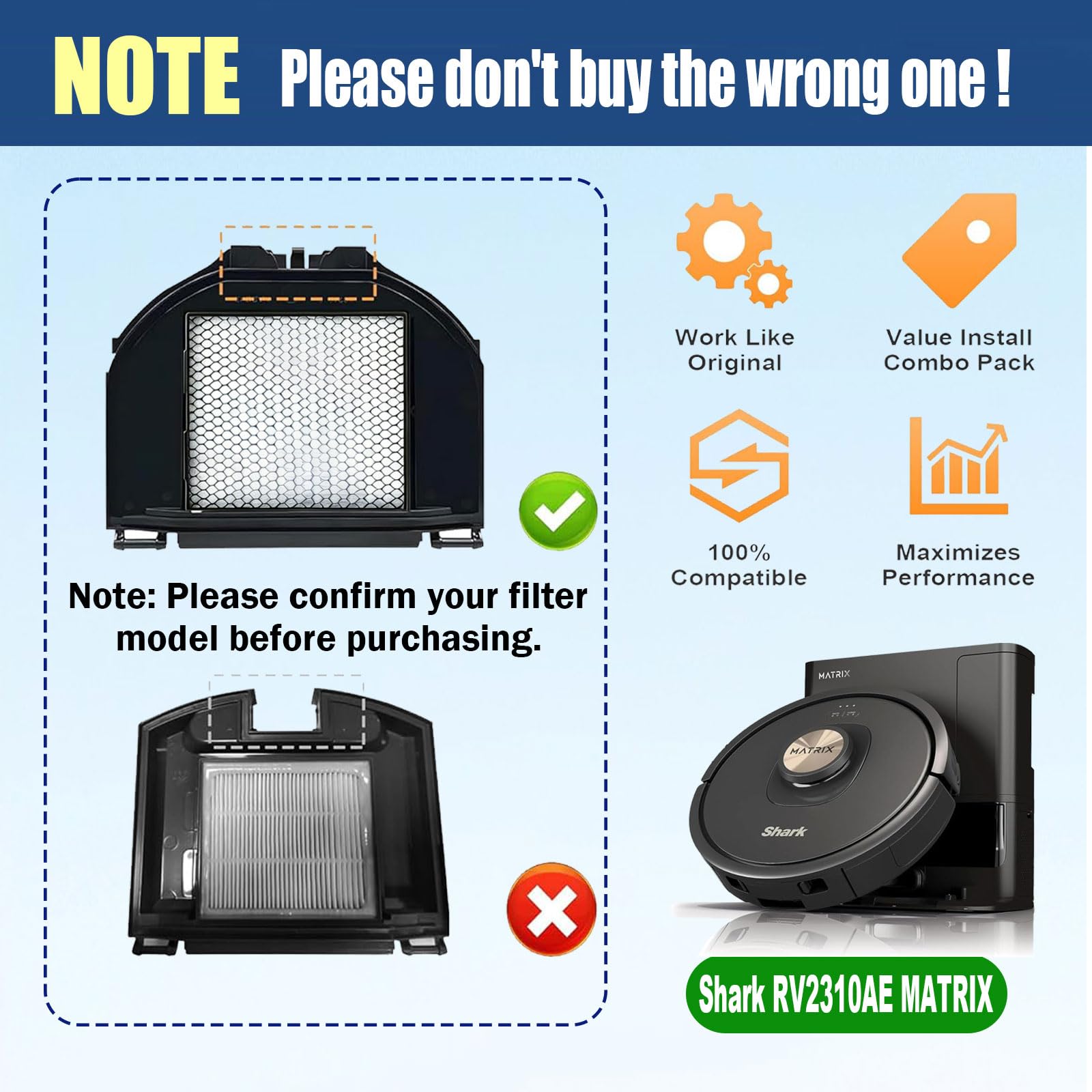 GuoYiAMA Matrix 2 HEPA filters improve airflow and filtration