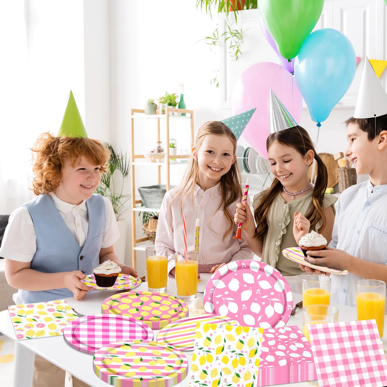 Gupesxu lemon-pattern tableware with clear printing for vibrant tablescape