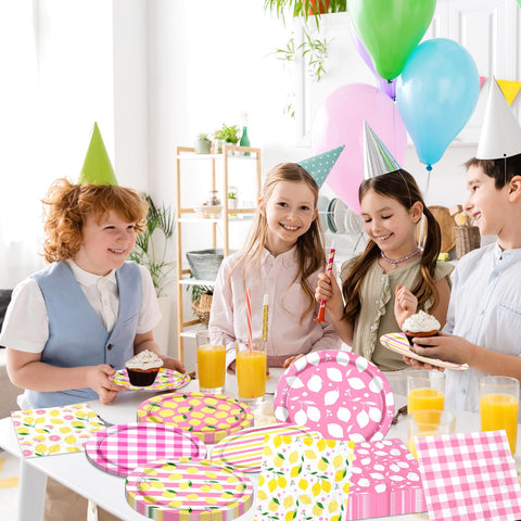 Gupesxu lemon-pattern tableware with clear printing for vibrant tablescape