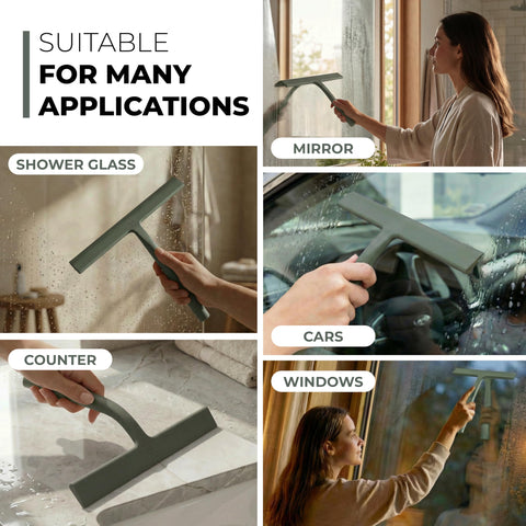 GÜTEWERK non-slip wiper remains secure even when hands are wet