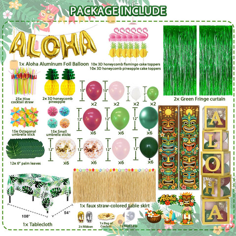 Guudmua Hawaiian tablecloth enhances tropical tablescape with durable design.