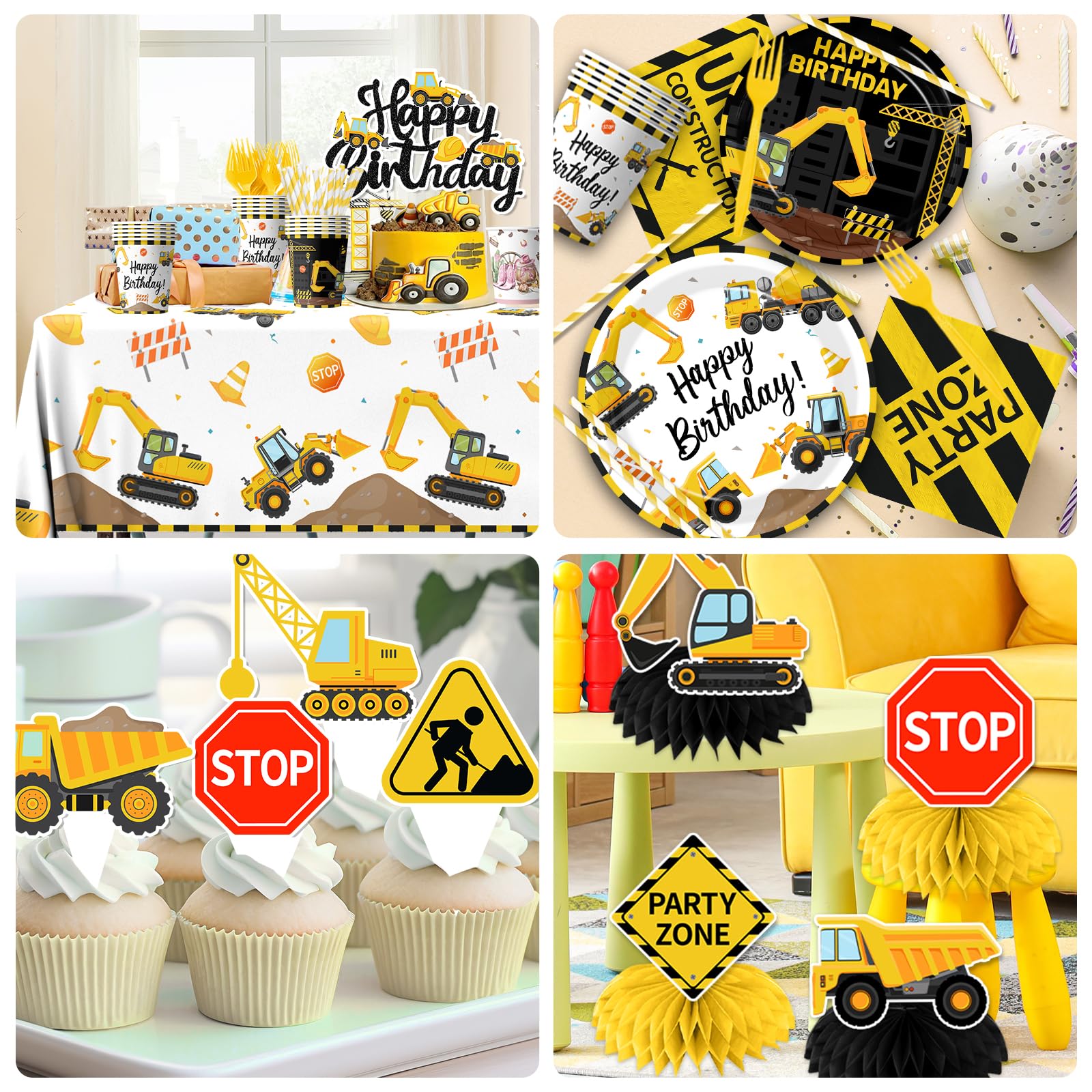 Guzbewu cupcake toppers and utensils add vehicle flair to servings