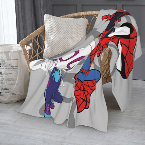GVIOOEI Spider Blanket ready for travel, compact and cozy.