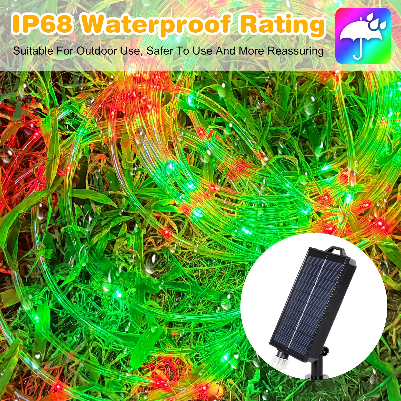 Gwvoxm Indoor-outdoor decor rope lights for classrooms and events
