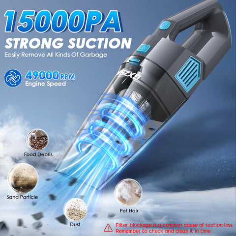 Gxzsk Handheld Vacuum attachments crevice nozzle reach tight spaces