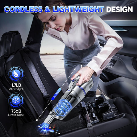 Gxzsk Handheld Vacuum ergonomic and ultra-light for easy use
