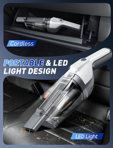 Gxzsk handheld vacuum weight is light for easy one-handed use.