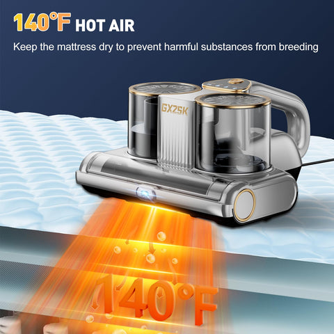 Gxzsk widened suction port for faster full-room cleaning
