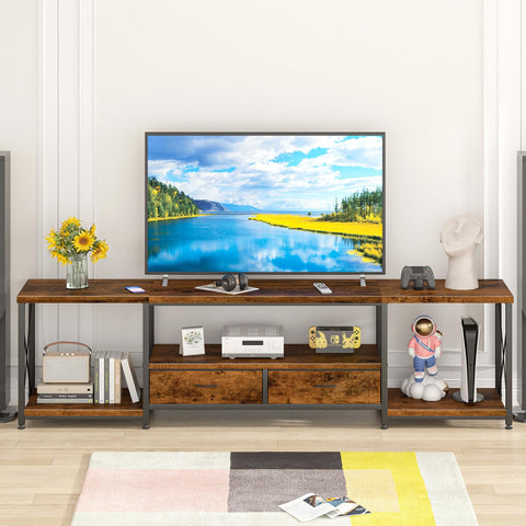 GYIIYUO TV Stand industrial design detail, highlighting the contemporary aesthetic.
