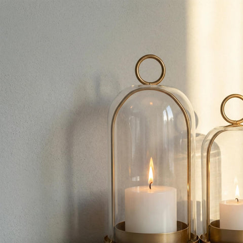 GYKLE table centerpiece lantern elevating mantels and shelves
