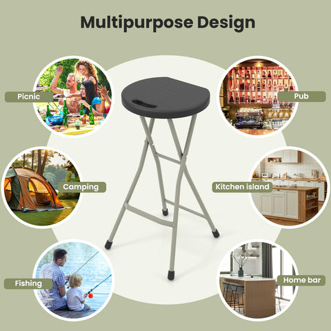 GYMAX assembly-free design lets you sit instantly after opening.