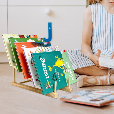 GYSLEOT portable 5-tier shelf supports quick, organized display.