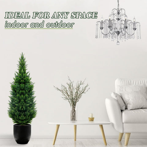 GZFDY topiary leaves blend with real greenery for natural look