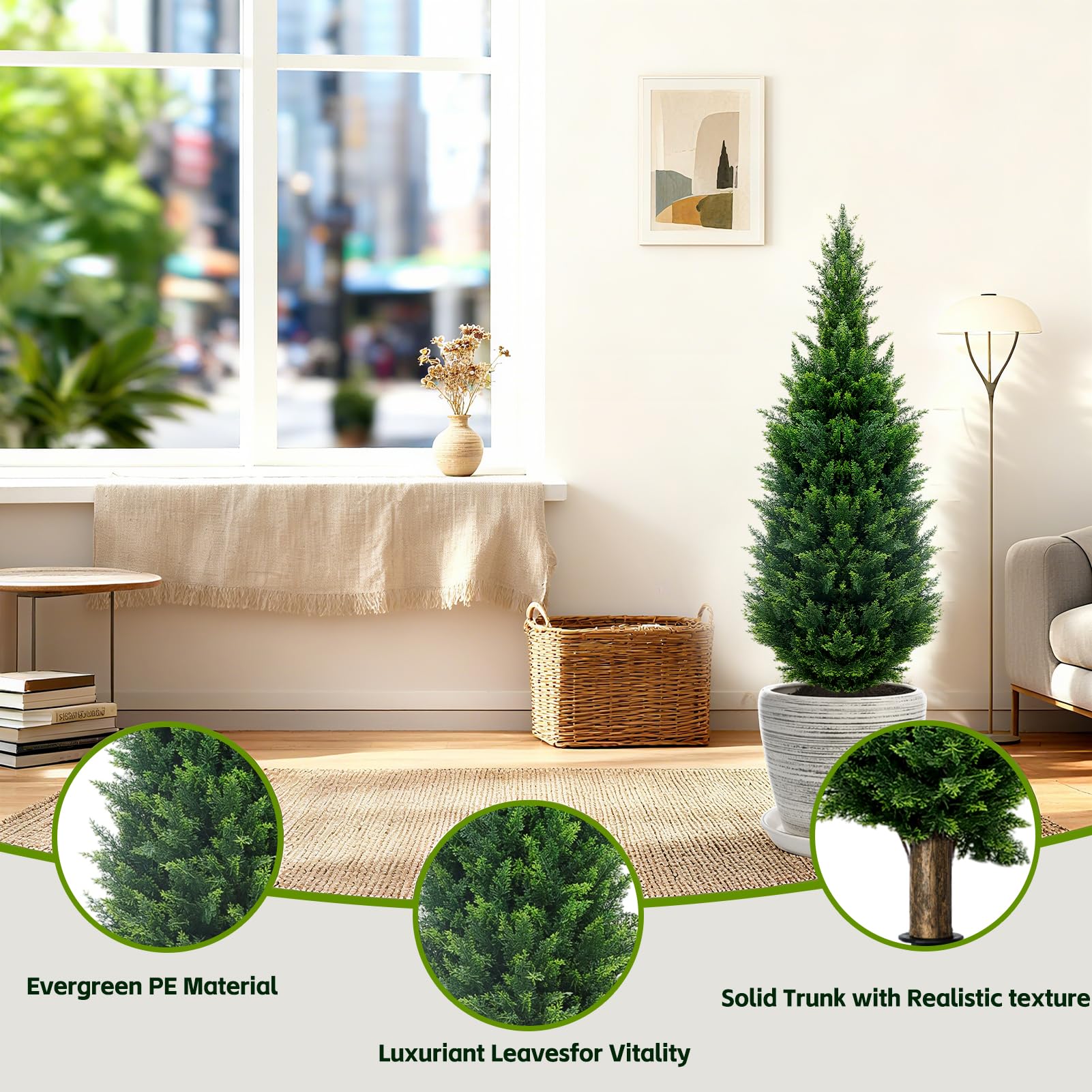 GZFDY UV-resistant outdoor decor maintains vibrant color in sun and weather
