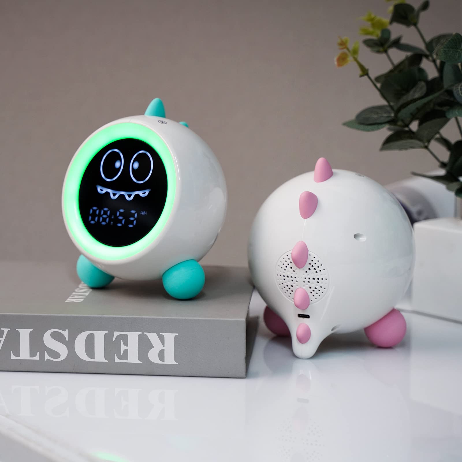 H-chin clock green child lock keeps settings safe and intact